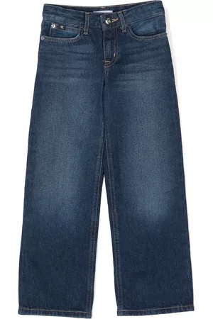 Calvin Klein Mädchen Straight Jeans - Jeans mit geradem Bein