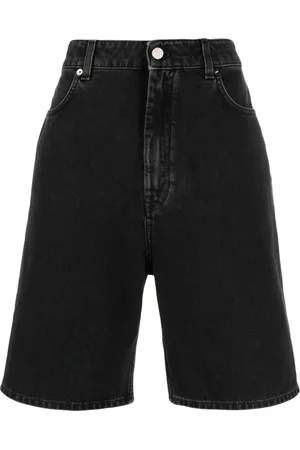 Loulou de Saison Ausgeblichene Jeans-Shorts