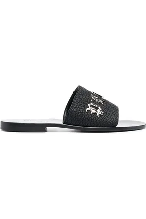 Philipp Plein Pantoletten mit Logo