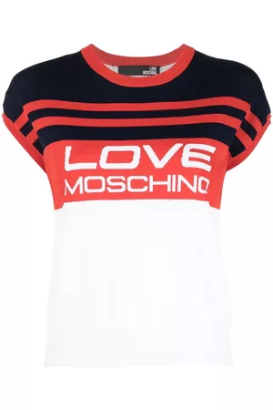 Love Moschino Damen Bodys - Gestrickter Body mit Logo
