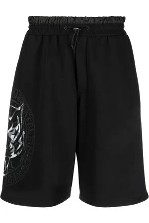 Philipp Plein Knielange Joggingshorts mit Logo