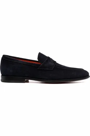 santoni Penny-Loafer aus Wildleder