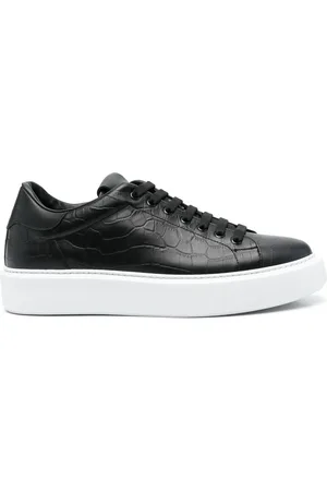 Giuliano Galiano Road Sneakers mit Kroko-Effekt