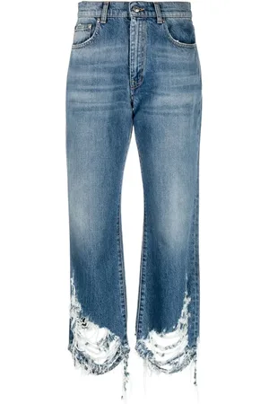Stella McCartney Gerade Jeans im Distressed-Look
