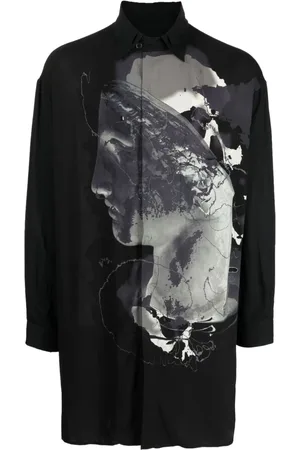 YOHJI YAMAMOTO Hemd mit grafischem Print
