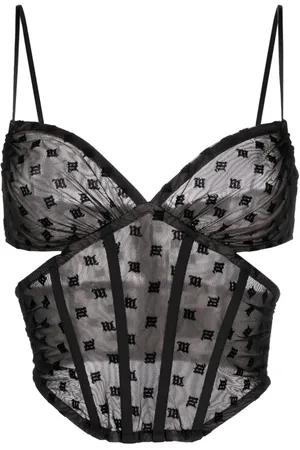 MISBHV Korsett-Top mit Monogramm