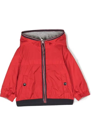 Moncler Kapuzenjacke mit Streifendetail