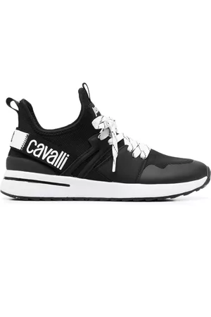 Roberto Cavalli Damen Sneakers - Sneakers mit Logo-Print