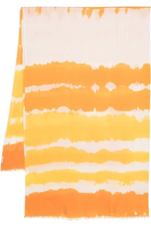 Faliero Sarti Seidenschal mit Batik-Optik