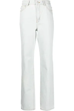 Gestuz Halbhohe Straight-Leg-Jeans