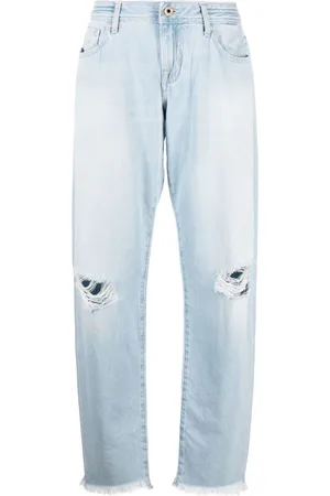 Jacob Cohen Jeans in Distressed-Optik