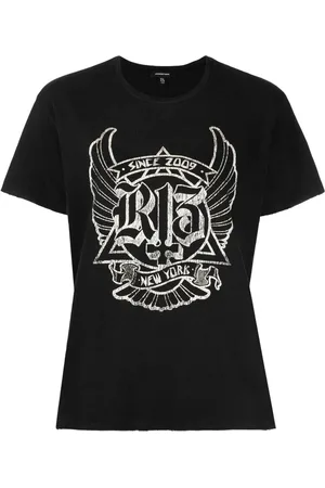 R13 T-Shirt mit grafischem Print