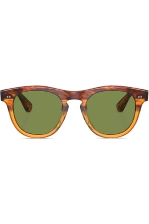 Oliver Peoples Rorke Sonnenbrille mit rundem Gestell