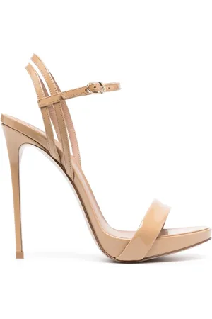 LE SILLA Sandalen aus Lackleder 120mm