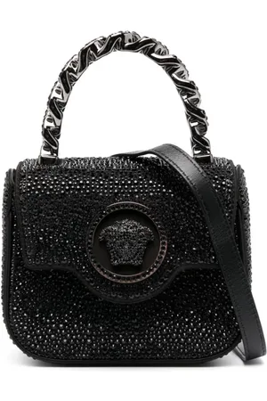 VERSACE La Medusa Mini-Tasche mit Kristallen