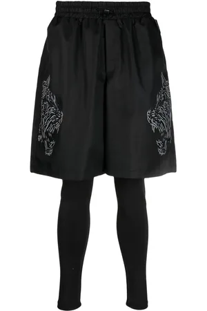 Philipp Plein Lauf-Shorts mit Tiger-Print