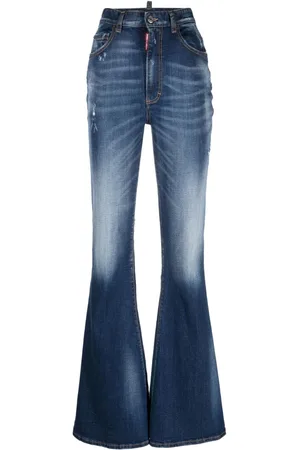 Dsquared2 Ausgeblichene Schlagjeans