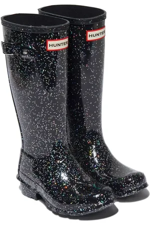 Hunter Gummistiefel mit Glitter-Optik