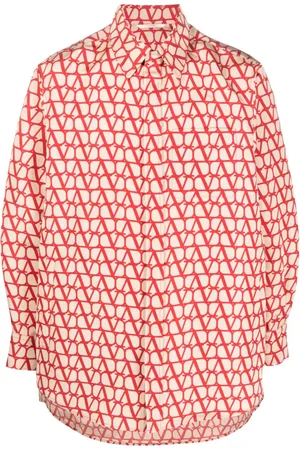 VALENTINO GARAVANI Seidenhemd mit Toile Iconographe-Print