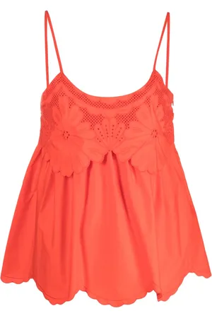 Twin-Set Top mit Lochstickerei