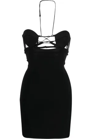 Nensi Dojaka Minikleid mit Cut-Outs