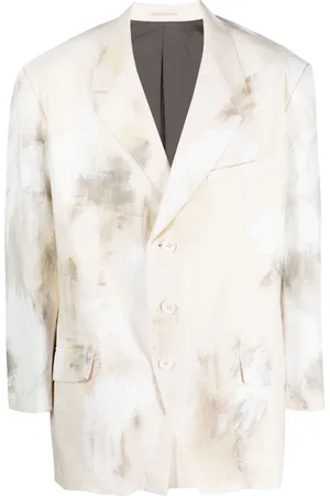 YOHJI YAMAMOTO Jacke mit abstraktem Print
