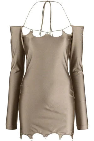 The Attico Schulterfreies Lyna Minikleid