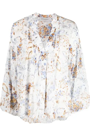 Ermanno Firenze Tunika mit Blumen-Print