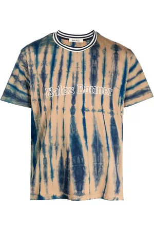 WALES BONNER T-Shirt mit Batikmuster