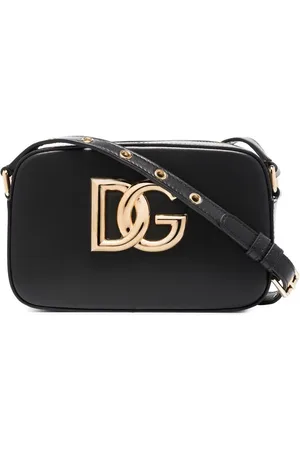 Dolce & Gabbana Umhängetasche mit Logo-Schild