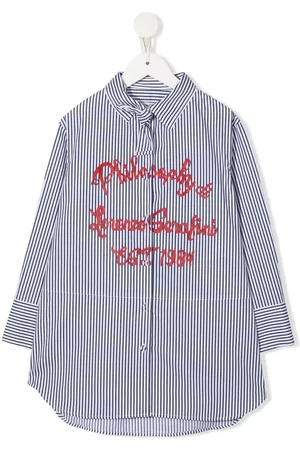 PHILOSOPHY DI LORENZO SERAFINI Mädchen Freizeitkleider - Hemdkleid mit Logo-Print