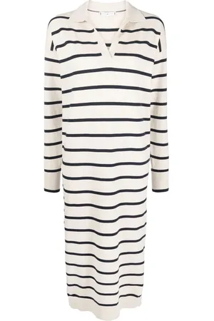 Tommy Hilfiger Gestreiftes Midikleid