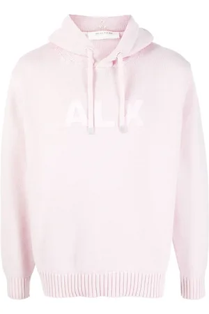 1017 ALYX 9SM Gestrickter Hoodie mit Logo-Print