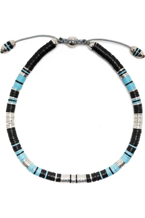 MAOR 18kt Weißgold-Perlenarmband