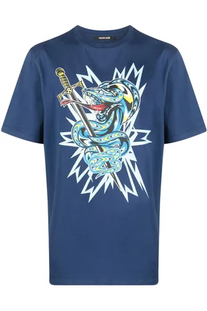 Roberto Cavalli T-Shirt mit grafischem Print
