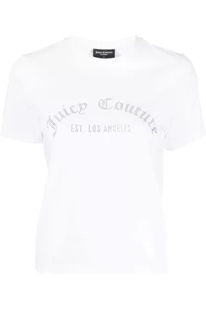 Juicy Couture Damen Shirts - T-Shirt mit Kristallen