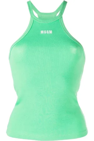 Msgm Tanktop mit Logo-Print