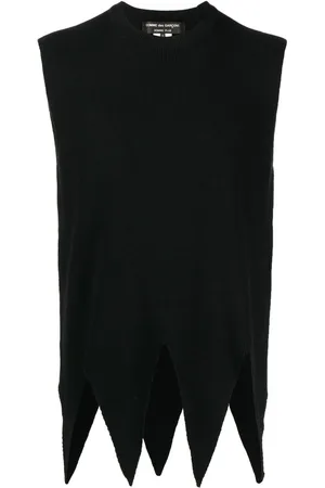 Comme des Garçons Trägershirt mit asymmetrischem Saum