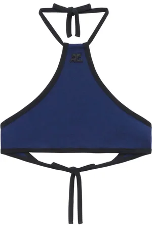 Courrèges Cropped-Top mit Neckholder