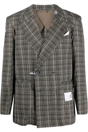 Maison Mihara Yasuhiro Sakko mit Karomuster