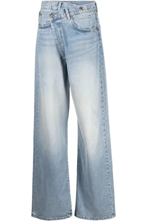 R13 Weite Crossover Jeans
