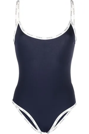 Moncler Badeanzug mit Logo-Streifen