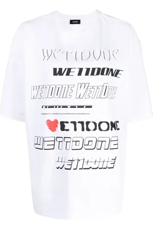 We11 Done T-Shirt mit Logo-Print