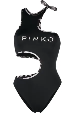 Pinko Badeanzug mit Logo-Print