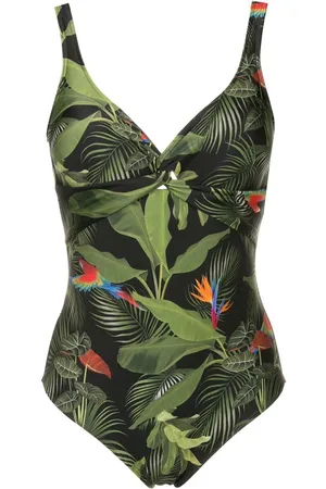 Lygia & Nanny Maillot Adriana Badeanzug mit botanischem Print