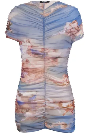 Balmain Kleid mit abstraktem Print