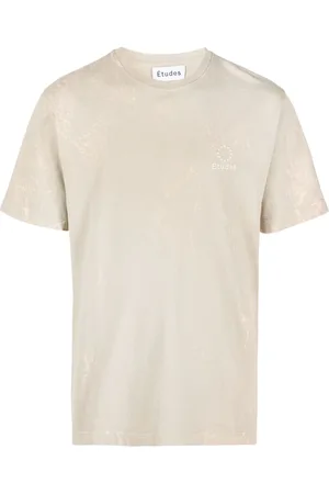 Etudes T-Shirt mit Bleach-Effekt