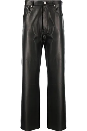 VTMNTS Lederhose mit geradem Bein