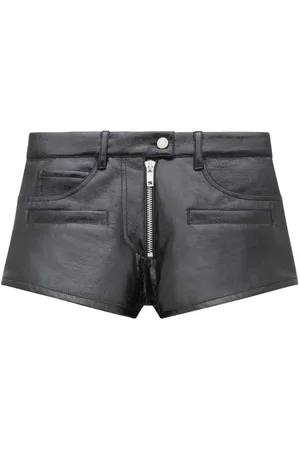Courrèges Mini Shorts aus gekörnter Textur