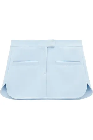 Courrèges Minirock mit abgerundetem Saum
